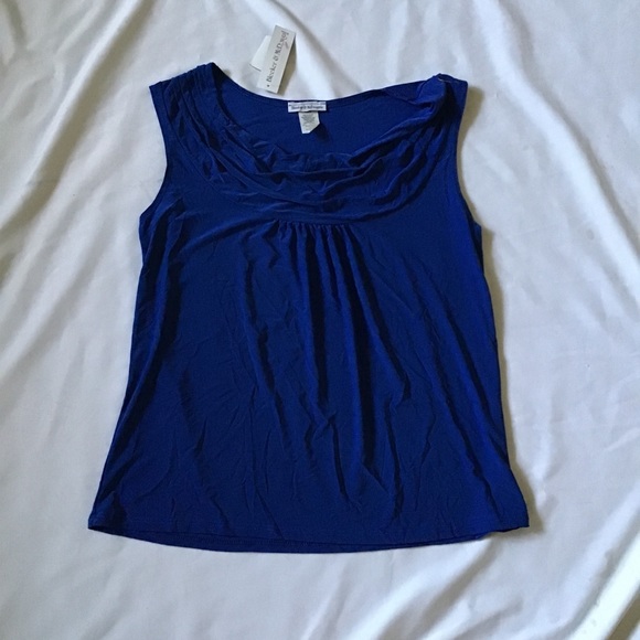 Bleeker & McDougal Tops - Blue Shirt Size Small S New with Tag Womens Stret